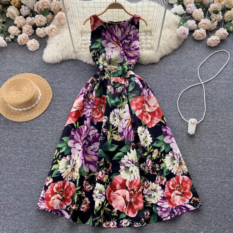 Sexy in floral dress FD74 image